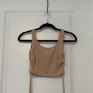 SHEIN Tan Sleeveless Tank Top